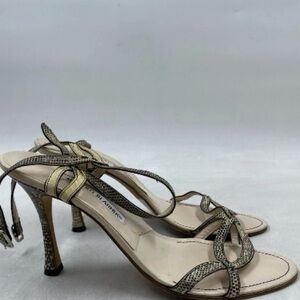 Manolo Snakeskin Heel